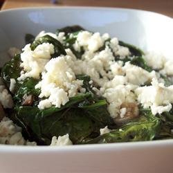 Wilted Spinach recipe