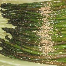 Grilled Soy-Sesame Asparagus recipe