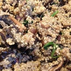 Quinoa with Mushrooms recipe