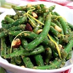 Green Beans with Hazelnuts and Lemon recipe