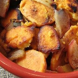 Grilled Sweet Potatoes with Apples recipe