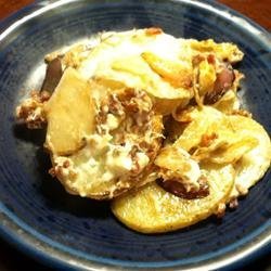 Blue Cheese Fried Potatoes recipe