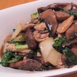 Chinese-Style Baby Bok Choy with Mushroom Sauce recipe