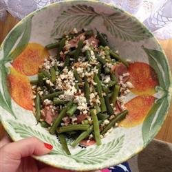 Green Beans with Blue Cheese recipe