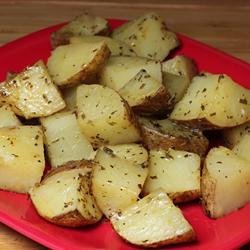 Oven Roasted Greek Potatoes recipe