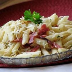 Bacon and Parmesan Penne Pasta recipe