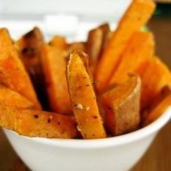 Baked Sweet Potatoes with Ginger and Honey recipe