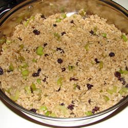 Raisin and Spice Brown Rice recipe