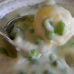Creamed Peas and Onions recipe