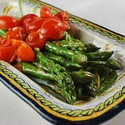Asparagus with Tomatoes recipe