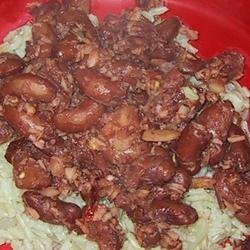Jamaican Beans and Rice Dish recipe