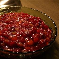 Cranberry Sauce with Apricots, Raisins, and Orange recipe
