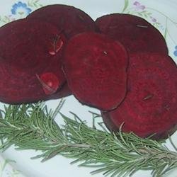 Grilled Beets in Rosemary Vinegar recipe