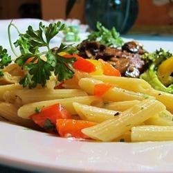 Penne Pasta with Peppers recipe
