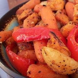 Absolutely Delicious Baked Root Vegetables recipe