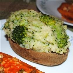 Parmesan and Broccoli Stuffed Potatoes recipe