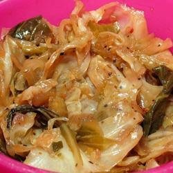 Smothered Collard Greens and Cabbage recipe