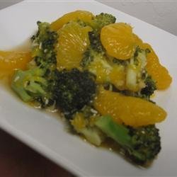 Broccoli with Mandarin Oranges recipe