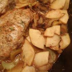 Onion and Dijon Apple Sauce for Pork recipe