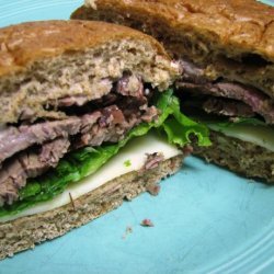 Grilled Flank Steak Sandwich recipe