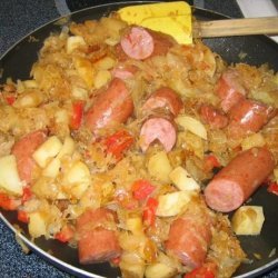 Savory Sausage and Sauerkraut Skillet recipe