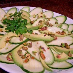 Zucchini Carpaccio With Avocado recipe