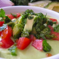 Raw Vegan Avocado Gazpacho recipe