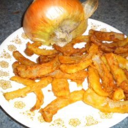 Fried Onion Strips recipe