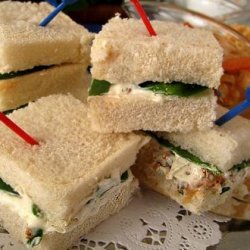Spinach Tea Sandwiches recipe