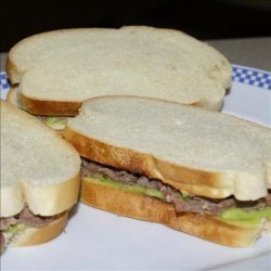 Roast Beef and Avocado Finger Sandwiches recipe