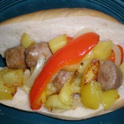 Boston Sausage Grinder (Or Submarine Sandwich) recipe
