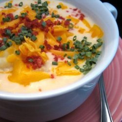Low Fat Baked Potato Soup recipe
