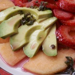 Strawberry, Melon & Avocado Salad recipe