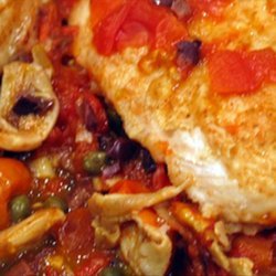 Chicken W/ Oyster Mushrooms & Tomatoes recipe