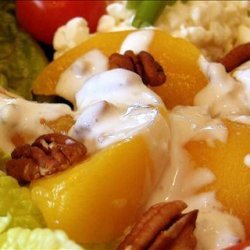 Peach and Walnut (or Pecans) Salad recipe