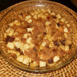 Swiss Apple and Bread Dessert recipe