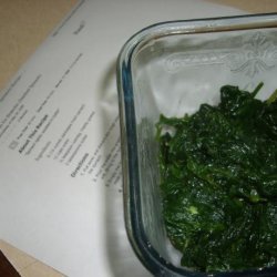 Épinards En Branche (Sautéed Spinach) recipe