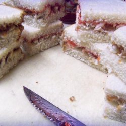 Goat Cheese-Pecan Finger Sandwiches recipe