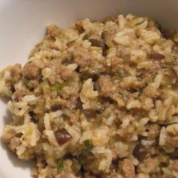 Eggplant Rice Dressing- Cajun recipe