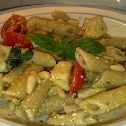 Tomato, Mozzarella and Pesto Pasta Salad recipe