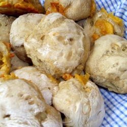 Cheddar and Onion Rye Rolls recipe