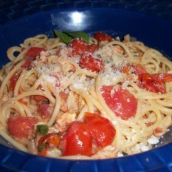 Cherry Tomato Spaghetti All'amatriciana - Rachael Ray recipe