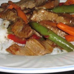 Ww 5 Points - Spicy Orange Beef With Vegetables recipe