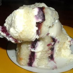 10 Minute Blueberry Layer Cake recipe