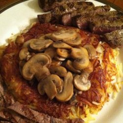 Steakhouse Sirloin With Golden Hash Browns & Mushrooms #5FIX recipe