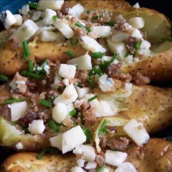 Blue Cheese Stuffed Fingerling Potatoes recipe