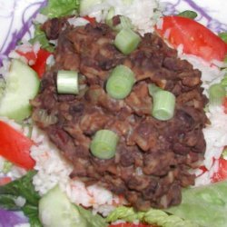 Refried Black Bean Salad recipe