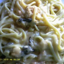 Oyster and Spaghetti Casserole recipe