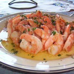 Marinated Shrimp With Champagne Beurre Blanc recipe
