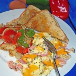 Scrambled Eggs and Ham recipe